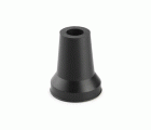 Mod.1861 Contera exterior goma Ø 17mm. con arandela para muletas
