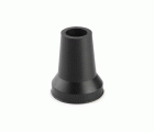 Mod.1863 Contera exterior goma Ø 21mm. con arandela para muletas