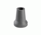 Contera exterior goma Ø 21mm. con arandela para muletas / gris