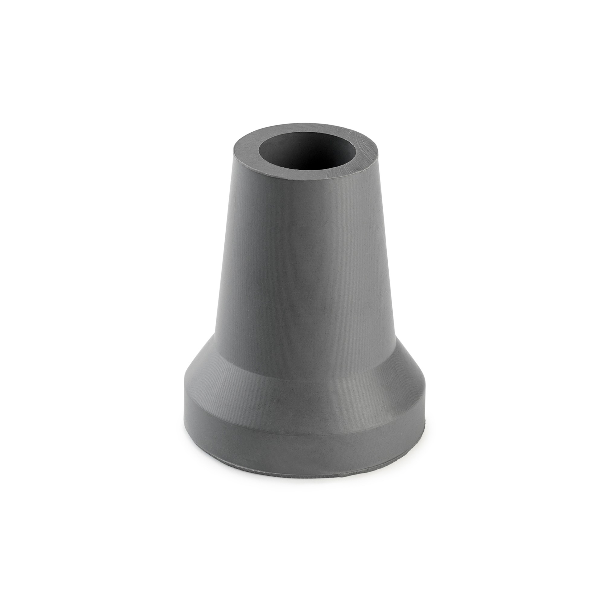 Contera exterior goma Ø 21mm. con arandela para muletas / gris