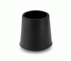 Contera exterior goma Ø 19 mm / negro