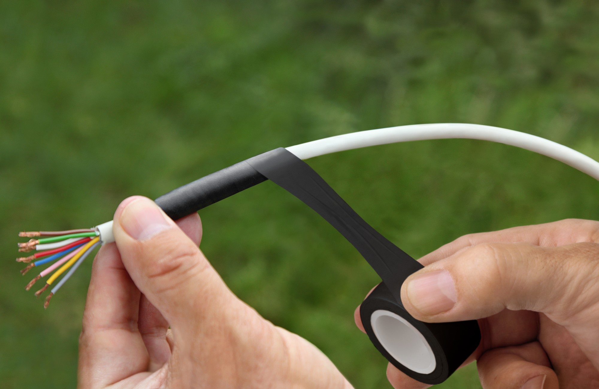 Cinta autosoldable  19 mm x 3 m / blanco