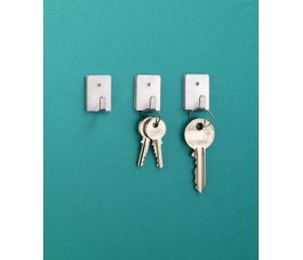 Colgador adhesivo / acero