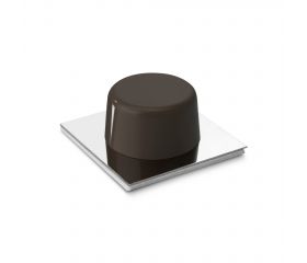 Tope adhesivo / marrón