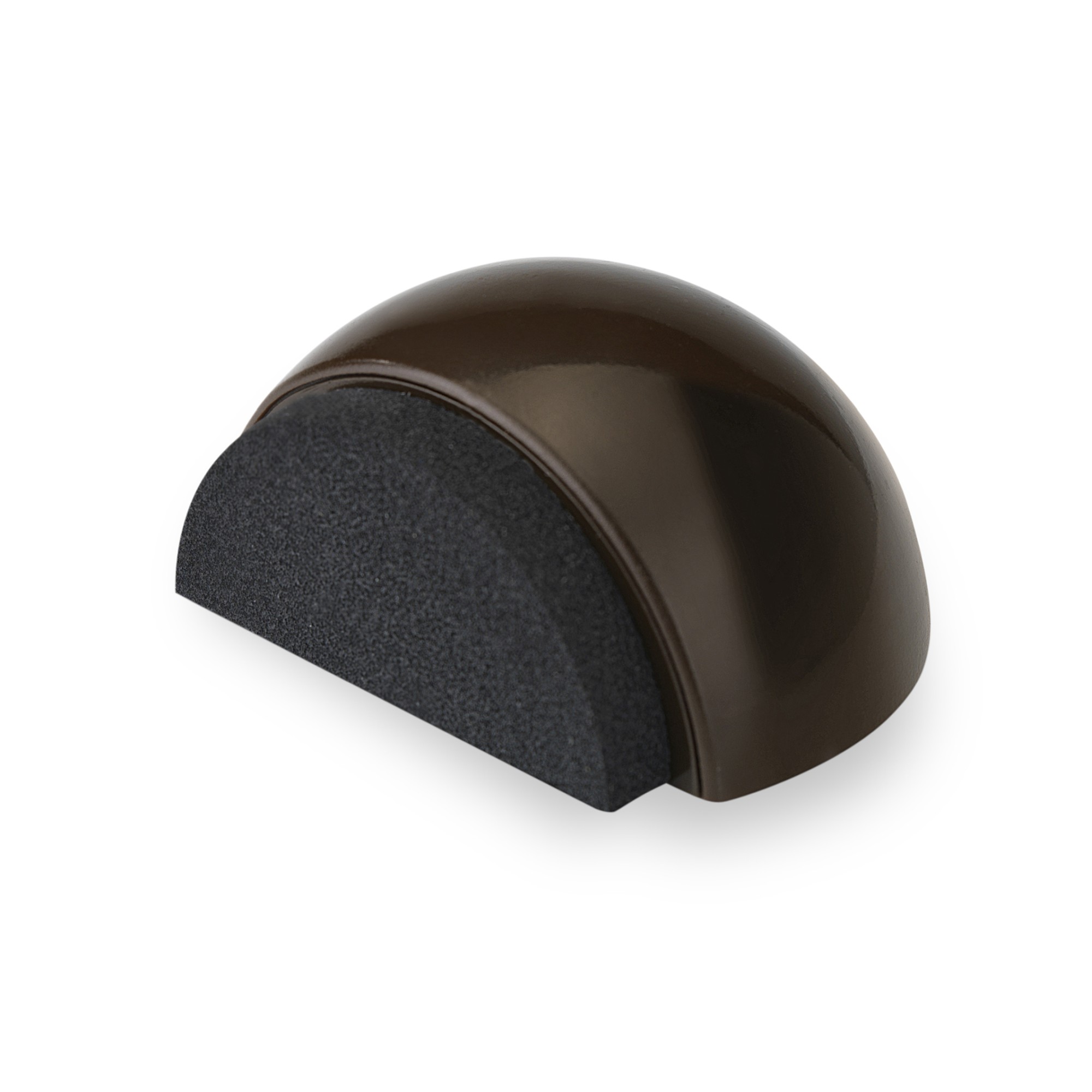 Tope adhesivo semiesferico / marrón