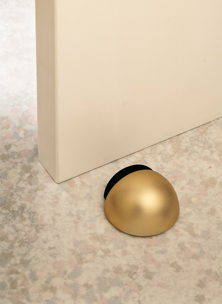 Tope adhesivo semiesferico / blanco