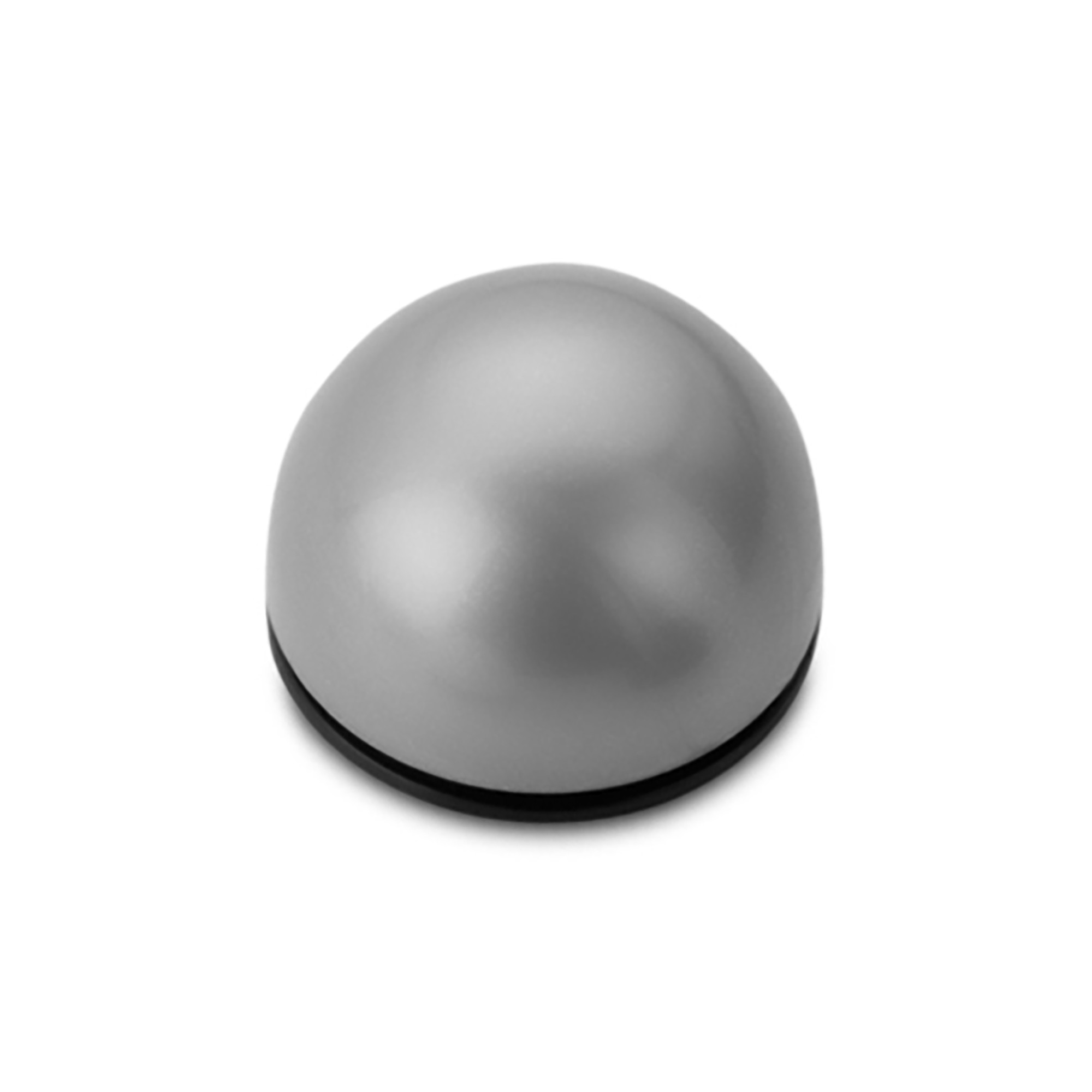 Tope adhesivo flexible / gris metalizado