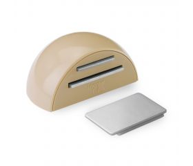 Retenedor adhesivo magnético / beige