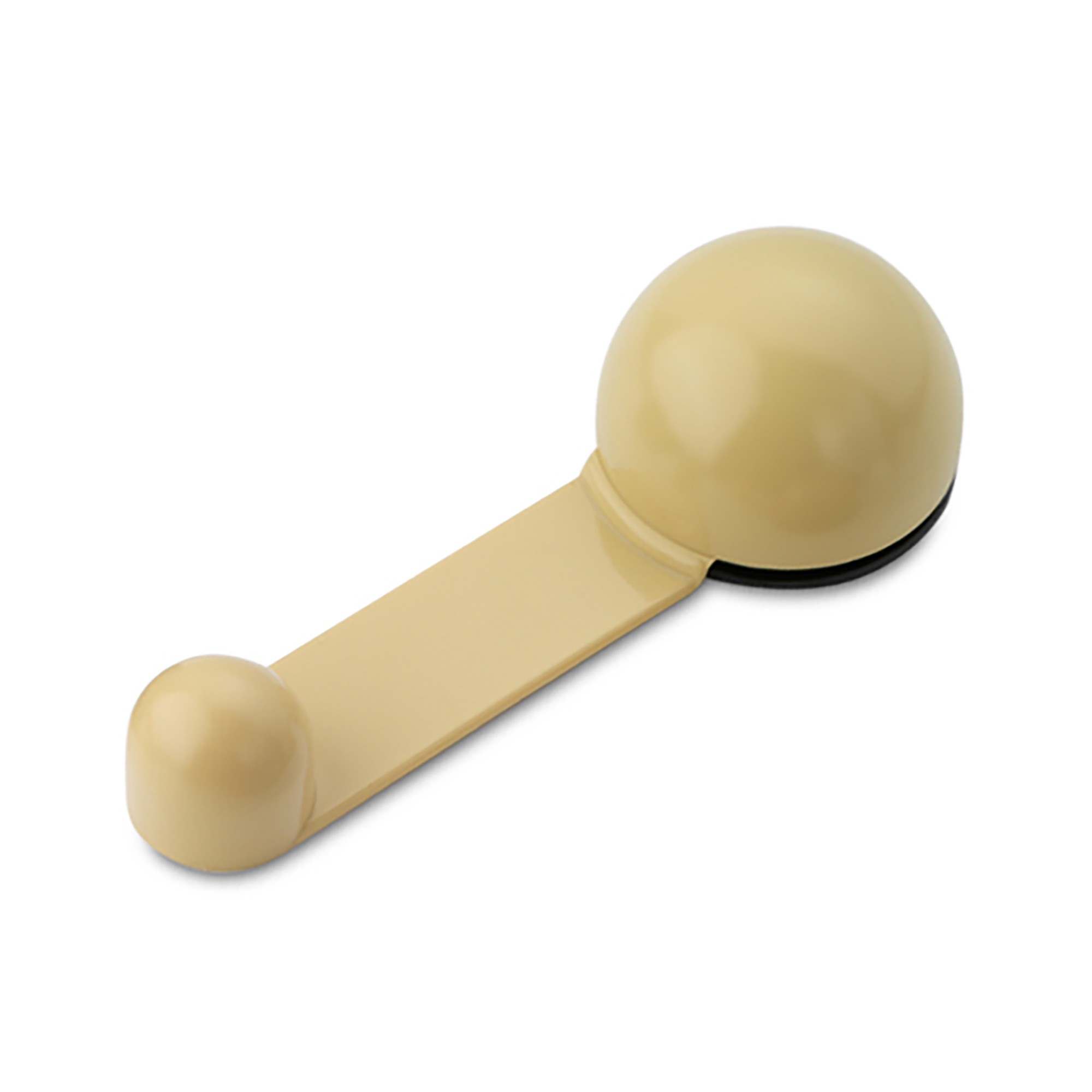 Tope retenedor giratorio adhesivo / beige