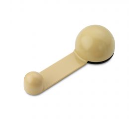 Tope retenedor giratorio adhesivo / beige