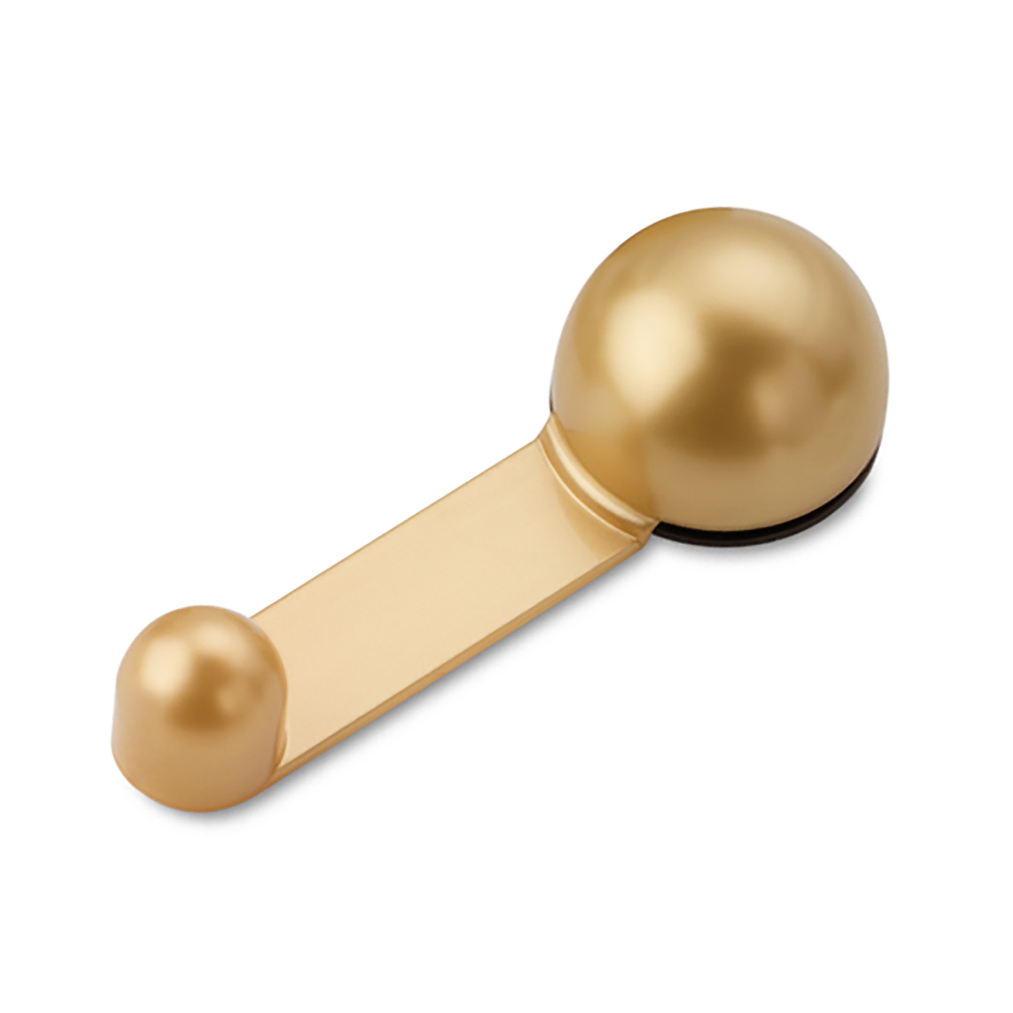 Tope retenedor giratorio adhesivo / dorado metalizado