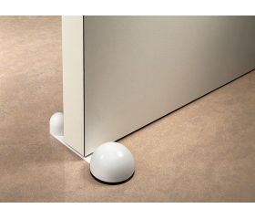 Tope retenedor giratorio adhesivo / marrón