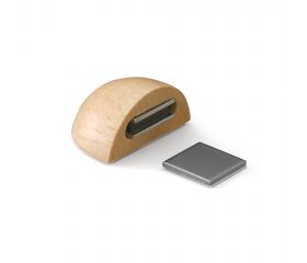 Retenedor madera magnético adhesivo / haya