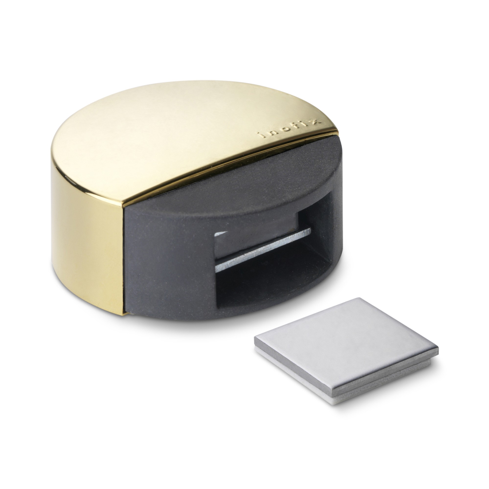 Tope adhesivo y retenedor magnético / dorado