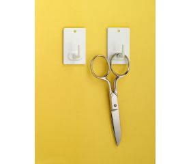 Colgador adhesivo / blanco