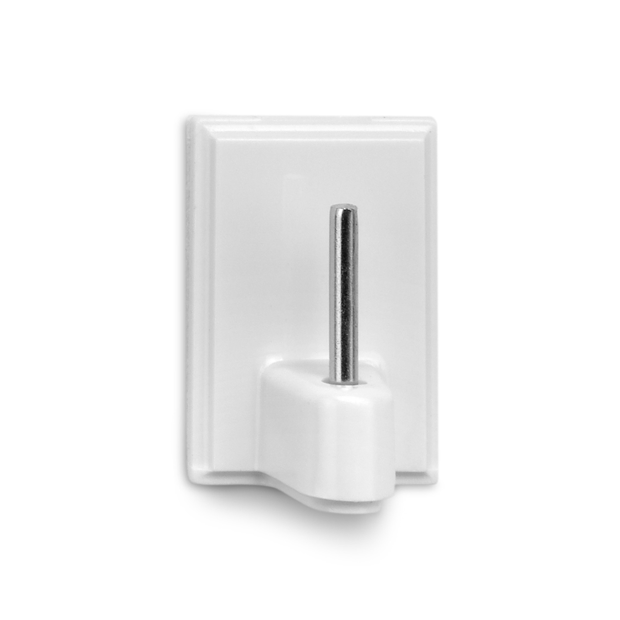 Colgador adhesivo visillos / blanco