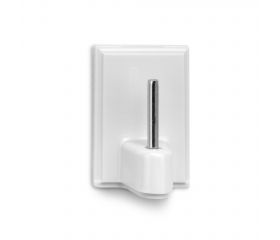 Colgador adhesivo visillos / blanco