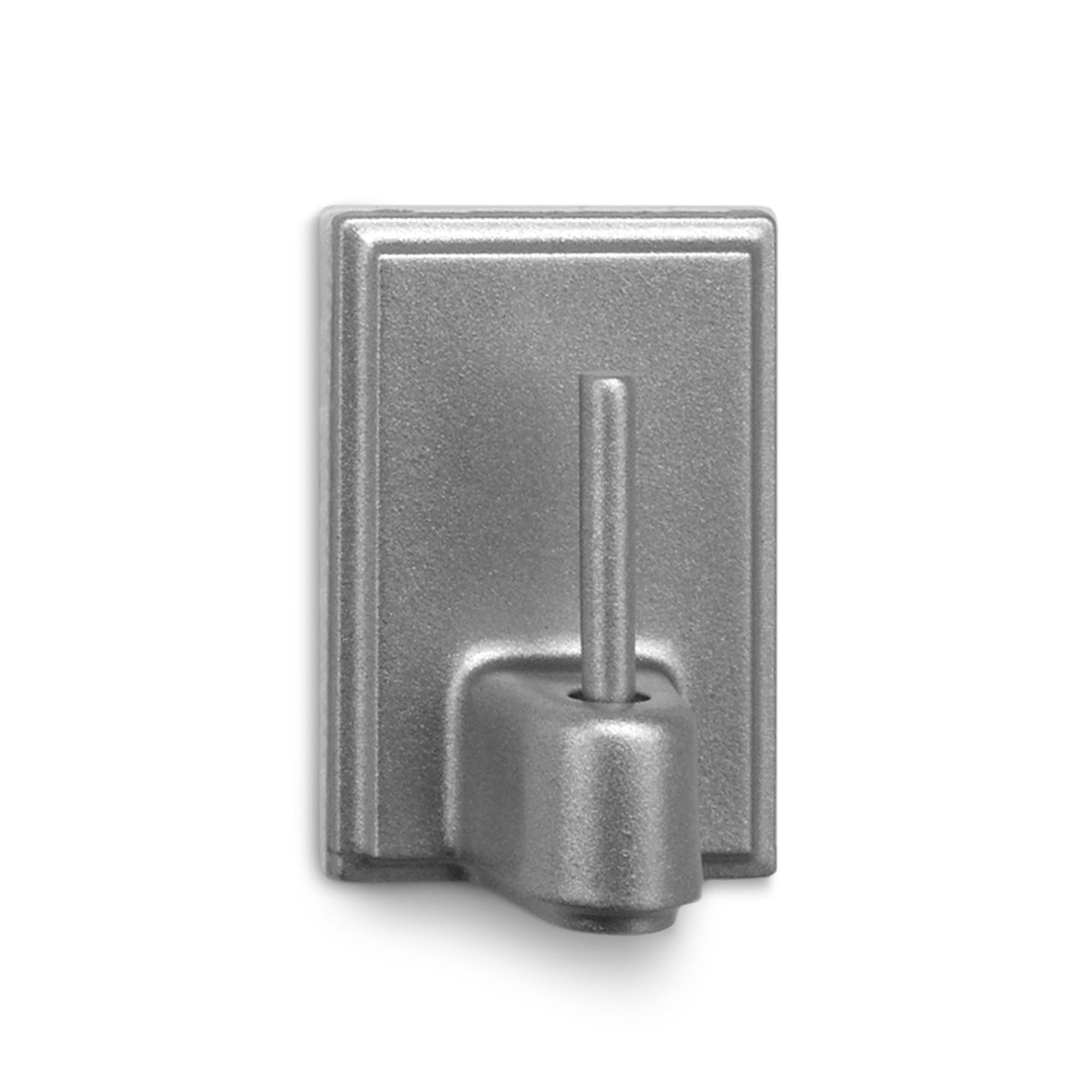 Colgador adhesivo visillos / cromado mate