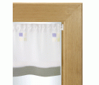 Colgador adhesivo visillos / transparente