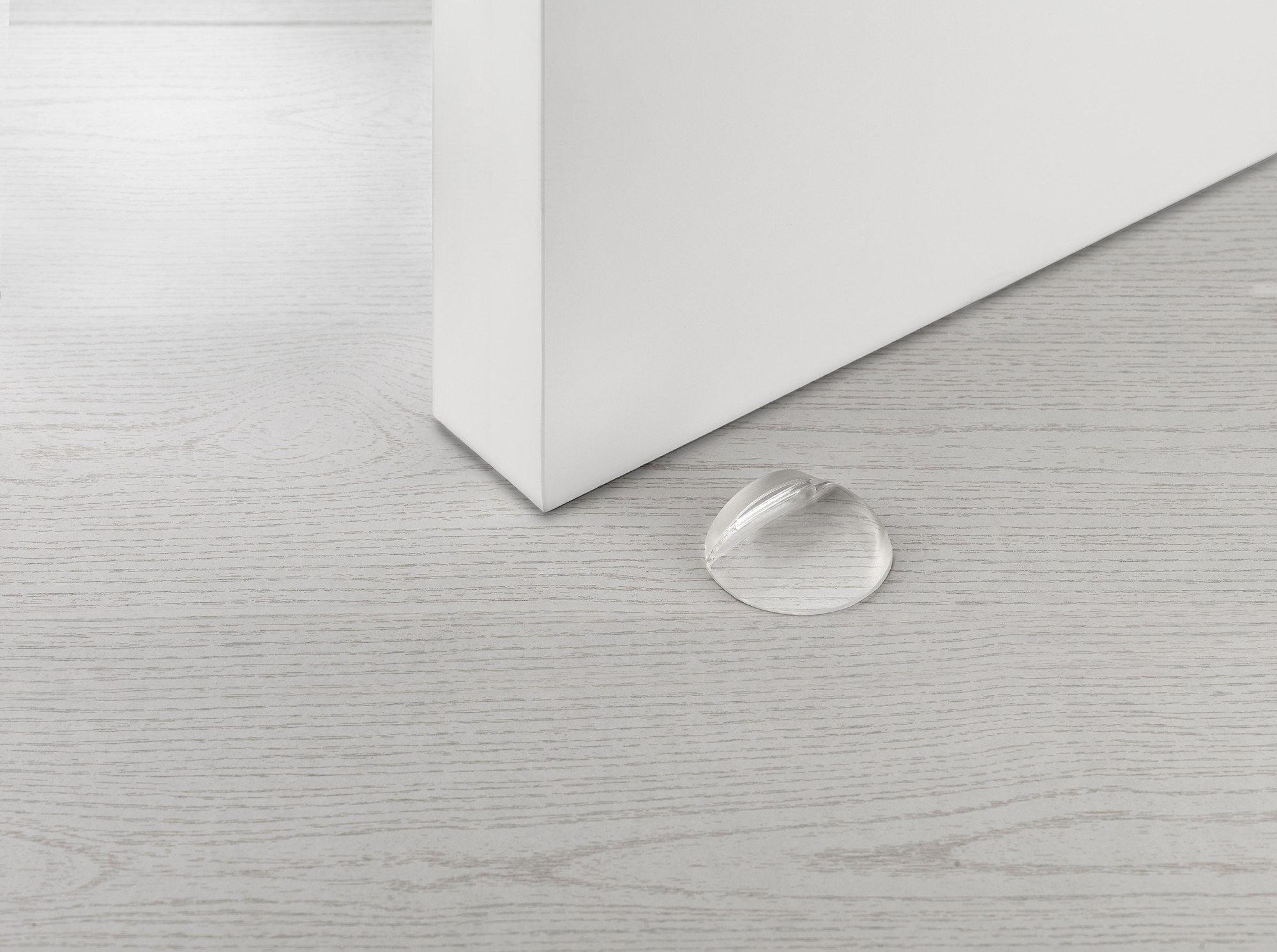 Tope adhesivo semiesférico / transparente