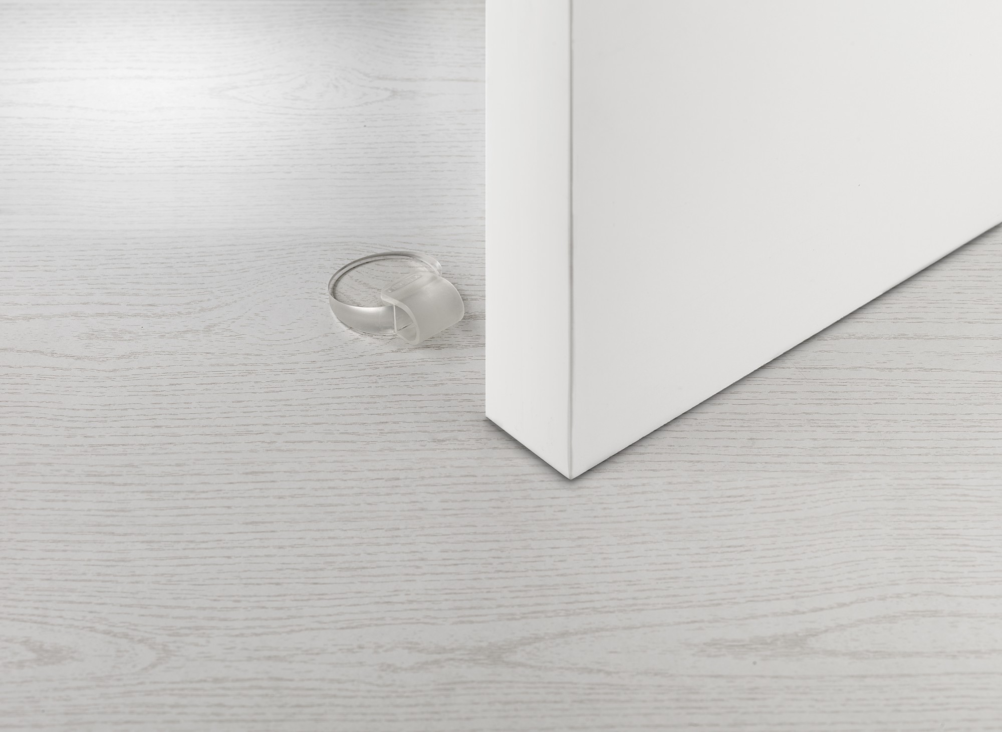 Tope adhesivo transparente silencioso / transparente