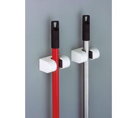 Colgador escobas carenado / blanco