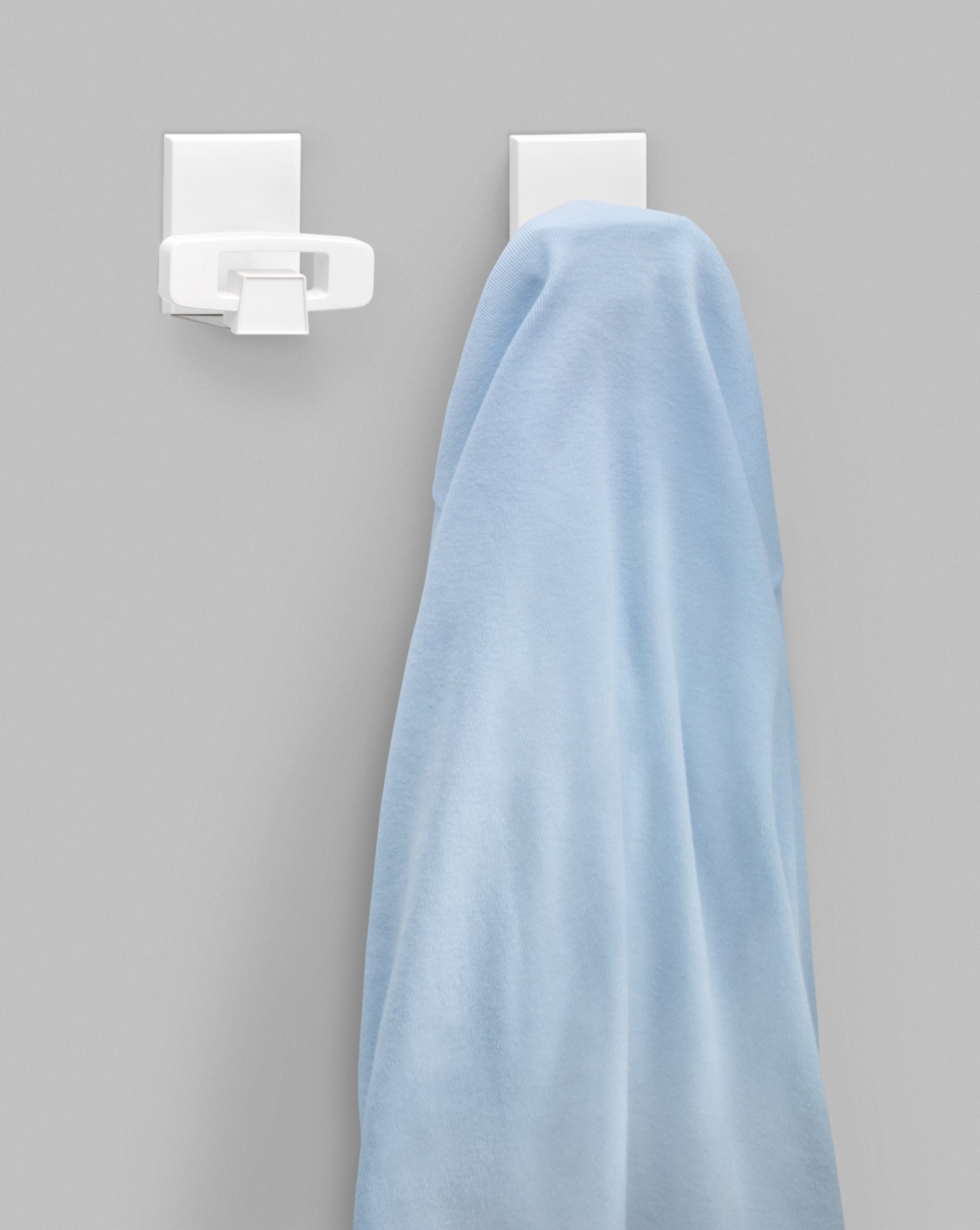 Colgador adhesivo / blanco