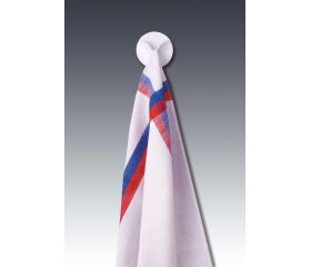 Colgador paños cocina adhesivo / blanco