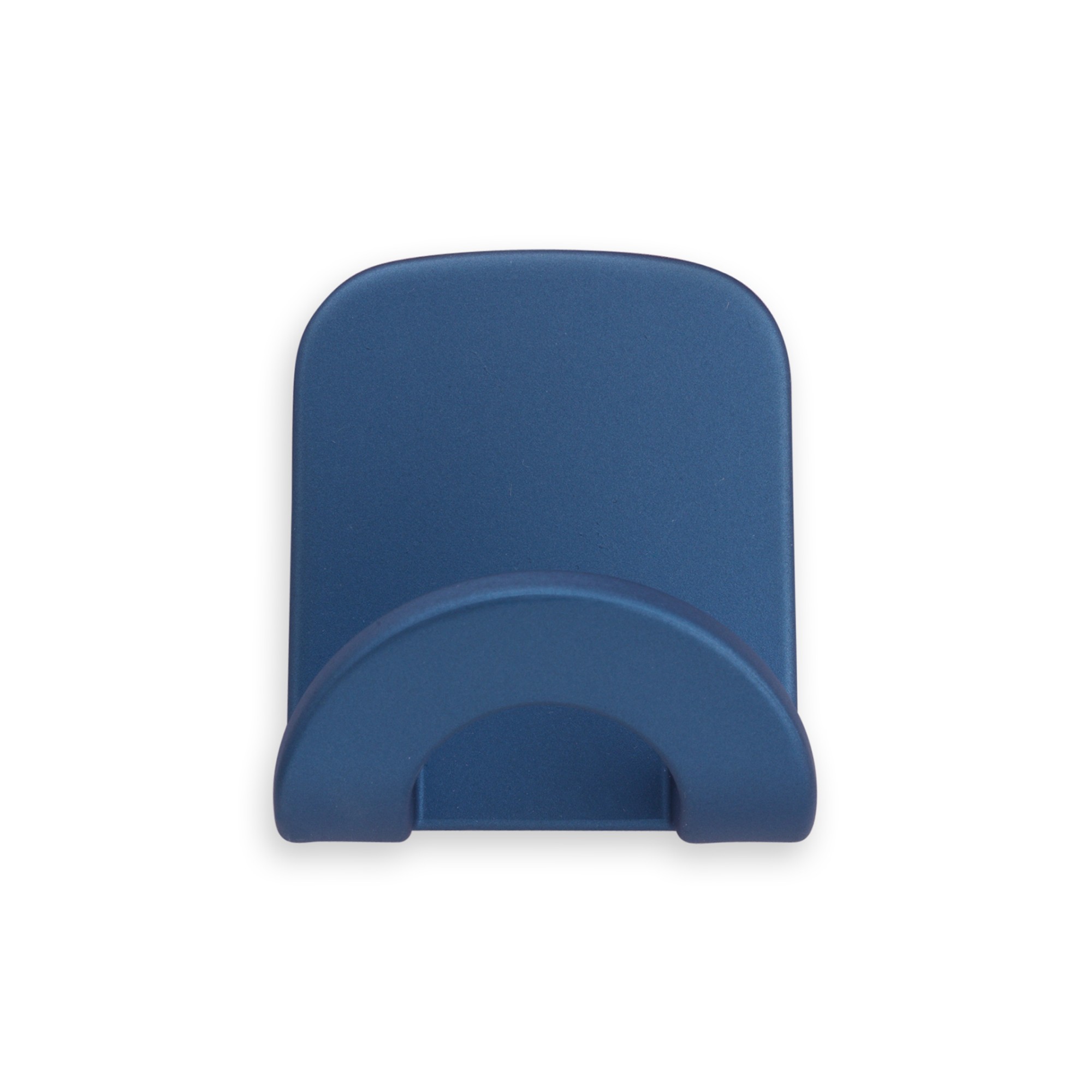 Colgador adhesivo arco / azul satinado