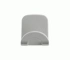 Colgador adhesivo arco / gris claro