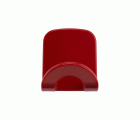 Colgador adhesivo arco / rojo oscuro