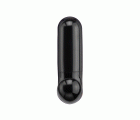 Colgador adhesivo \"J\" / negro