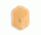Colgador adhesivo madera / haya
