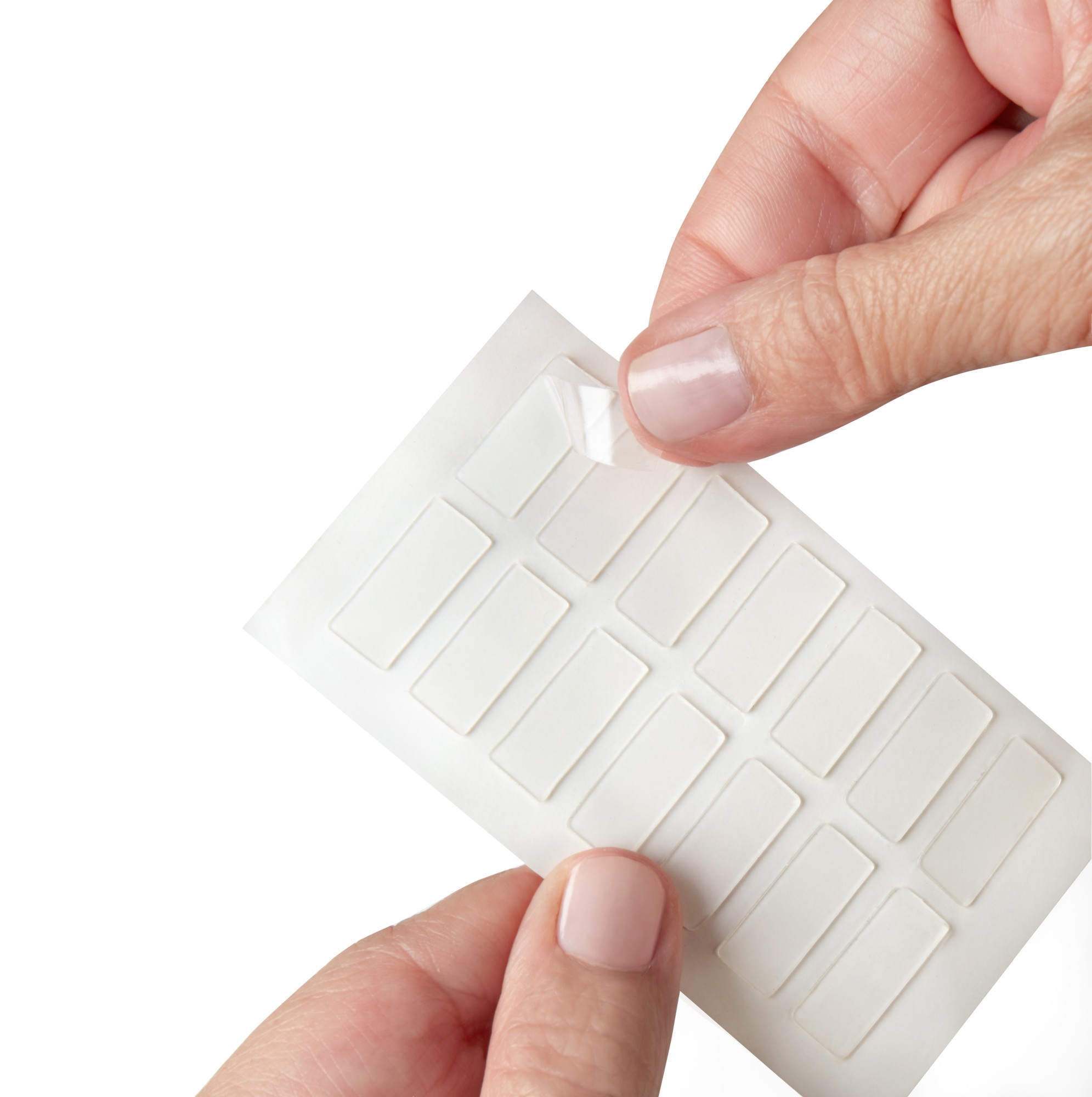 Mini ganchos adhesivos / transparente