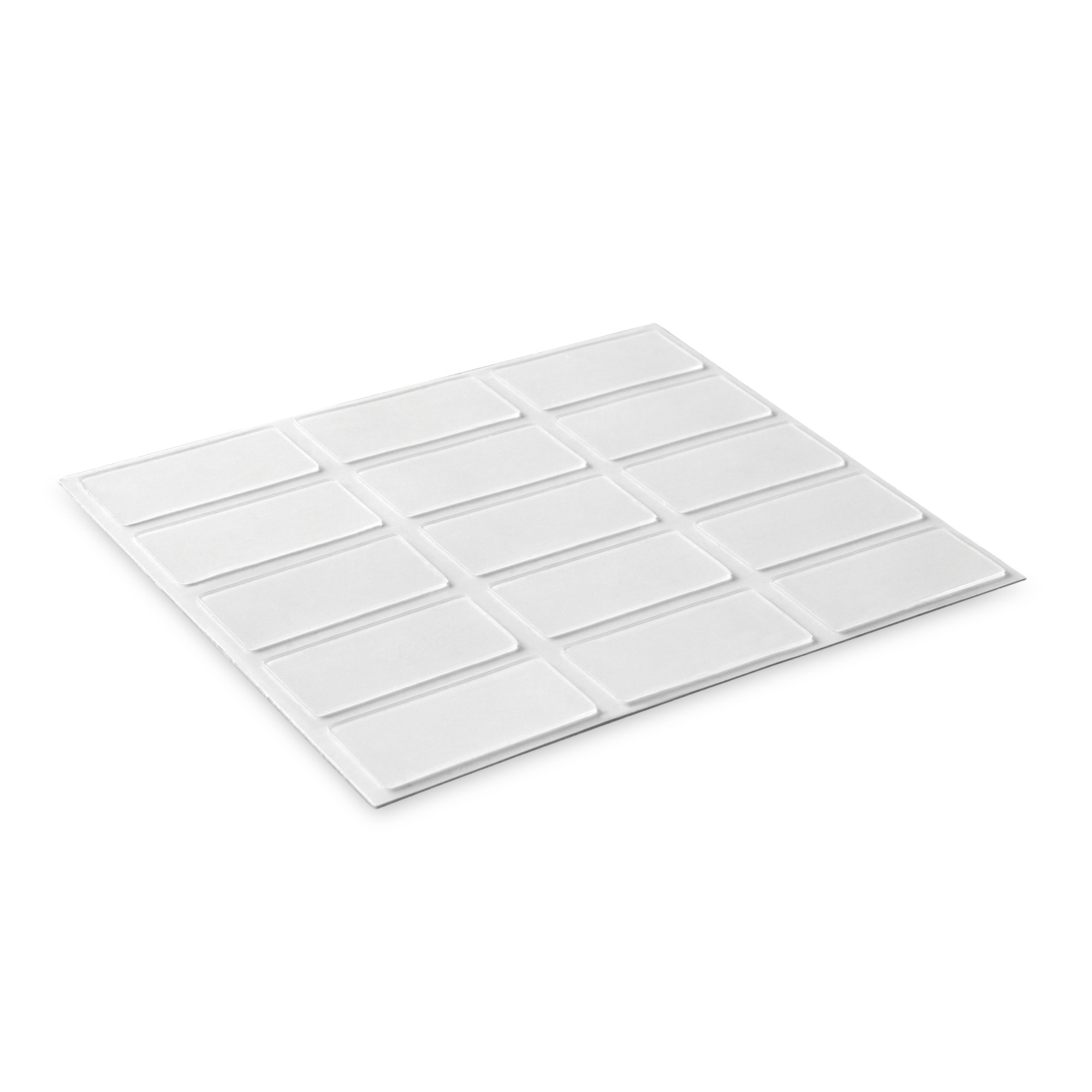 Plaquitas cinta adhesiva 30 x 13 mm / transparente