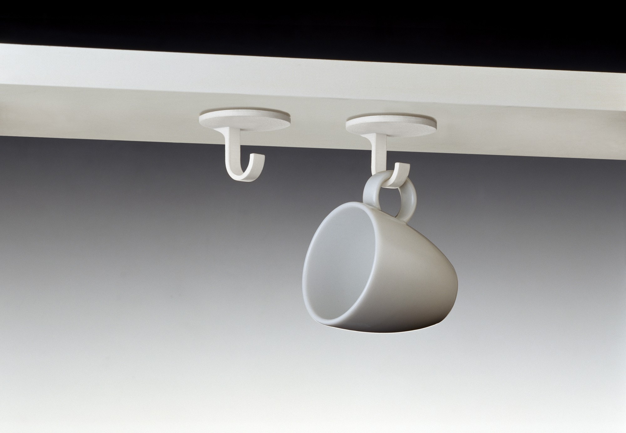 Colgador adhesivo / blanco