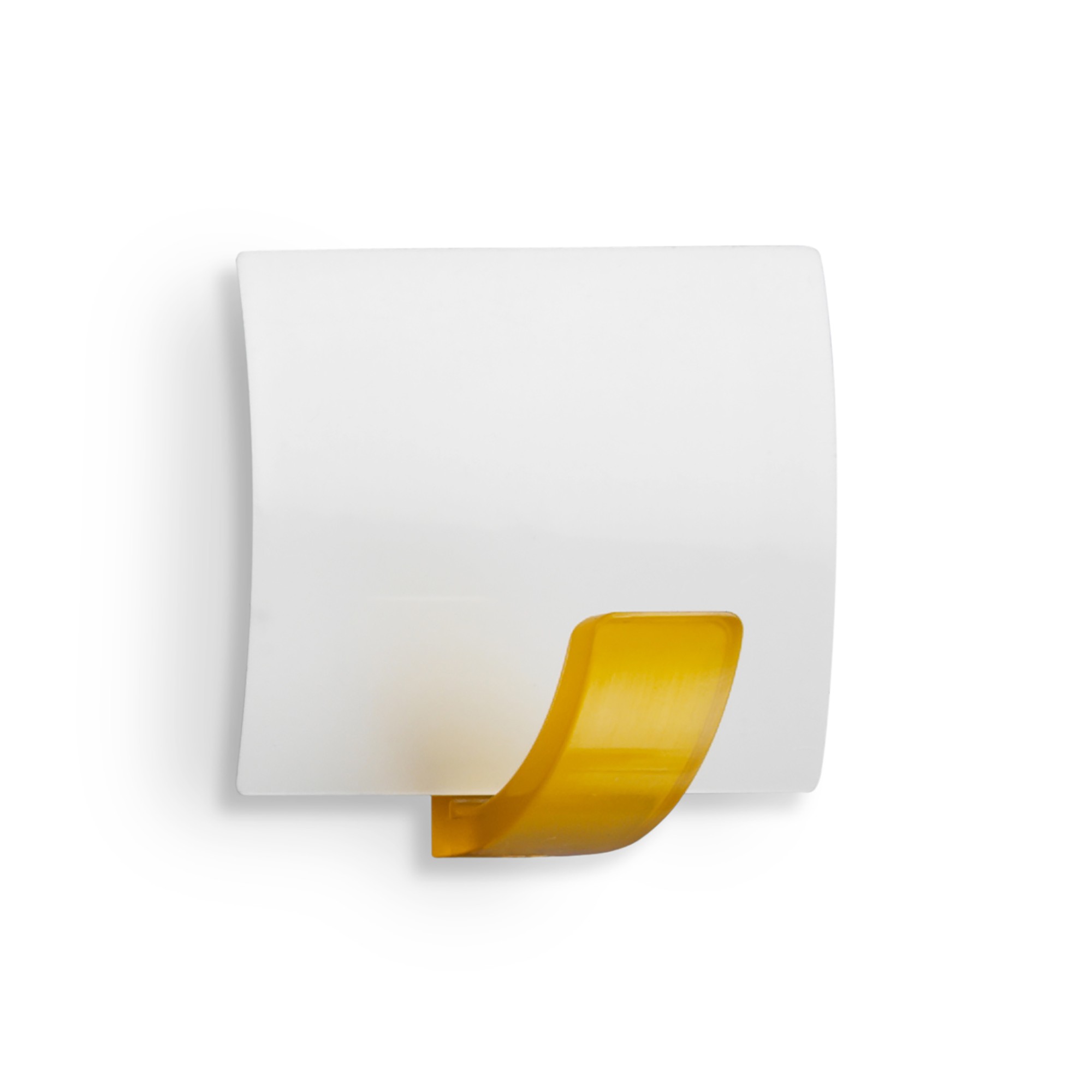 Colgador adhesivo cuadrado / naranja