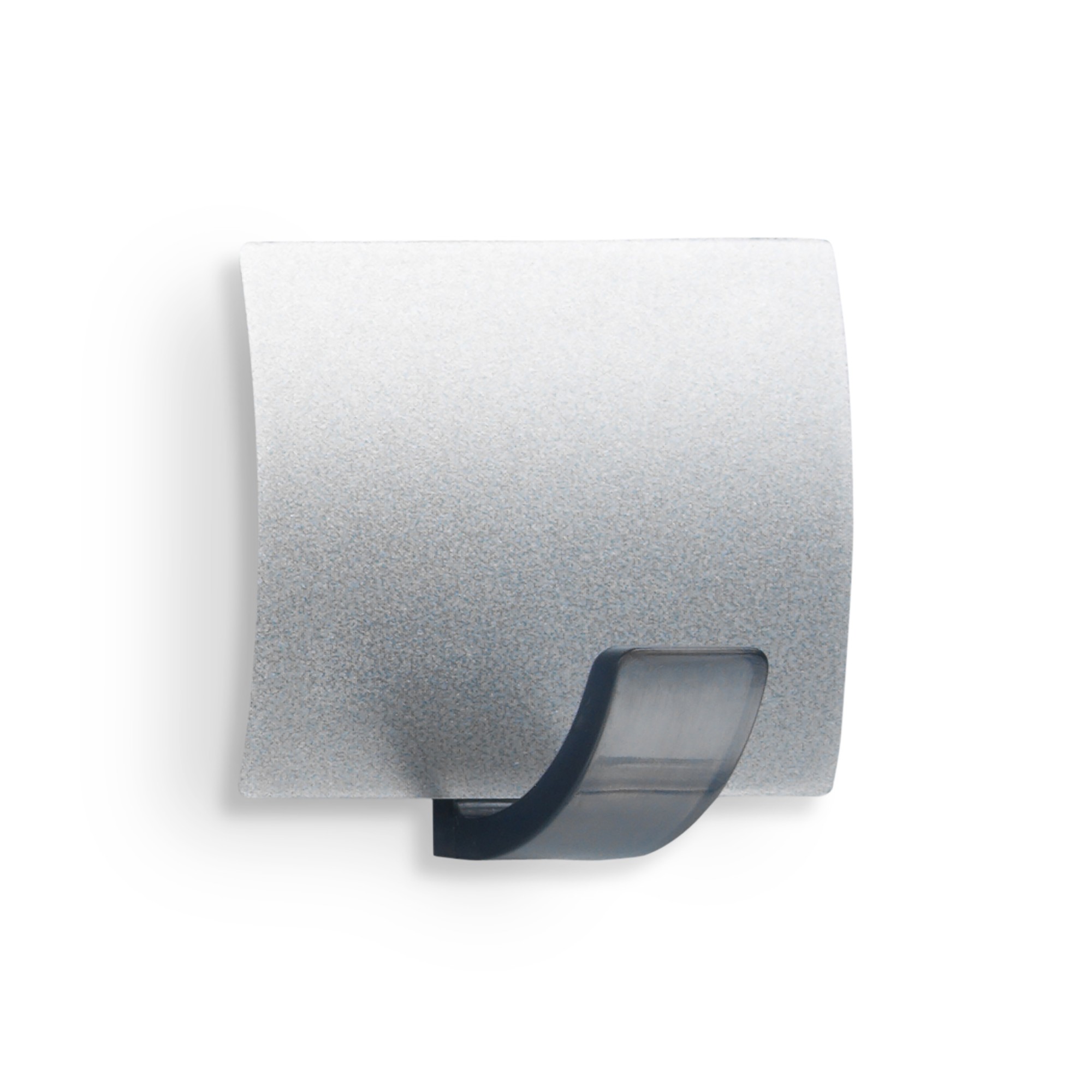 Colgador adhesivo cuadrado / cromo mate