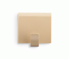 Colgador adhesivo cuadrado / beige