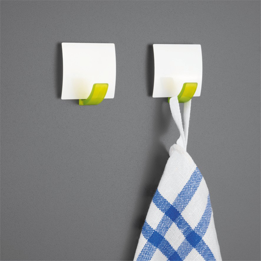 Colgador adhesivo cuadrado / surtido