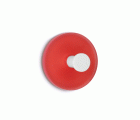 Colgador adhesivo circular / rojo