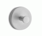 Colgador adhesivo circular / cromo mate