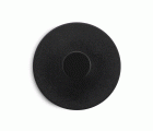 Colgador adhesivo circular / negro