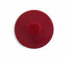 Colgador adhesivo circular / rojo oscuro