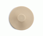 Colgador adhesivo circular / beige