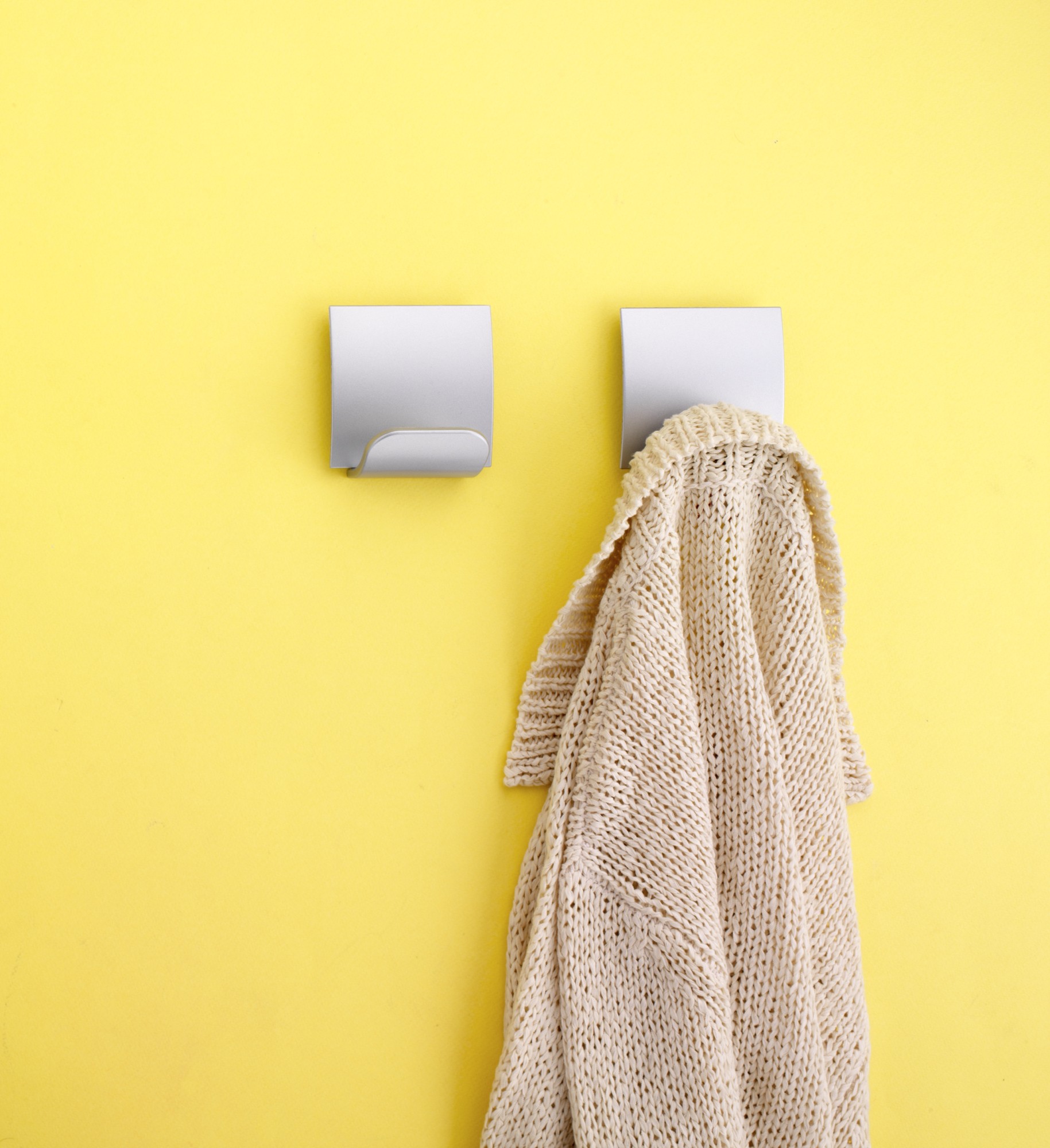 Colgador adhesivo / blanco