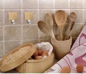 Colgador adhesivo / haya