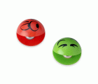 Sujetapapeles caras / rojo - verde