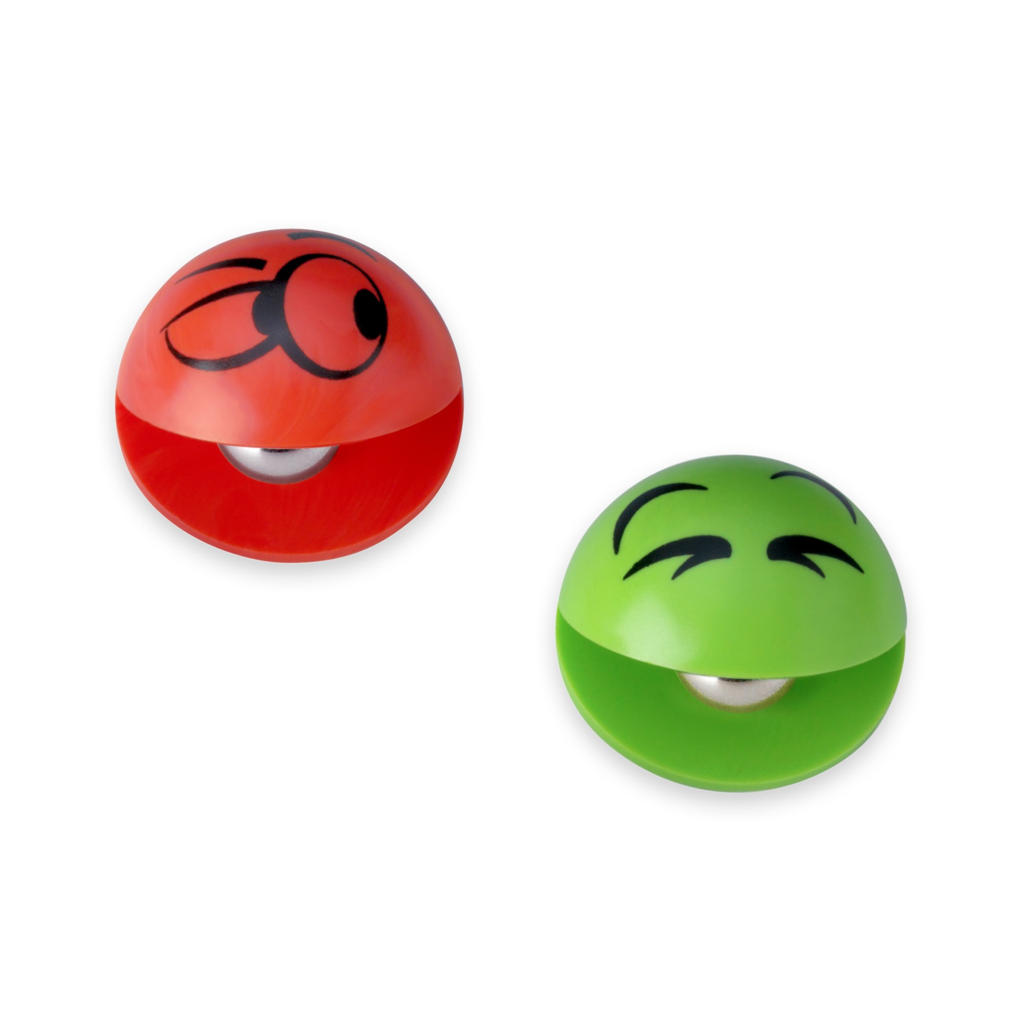 Sujetapapeles caras / rojo - verde