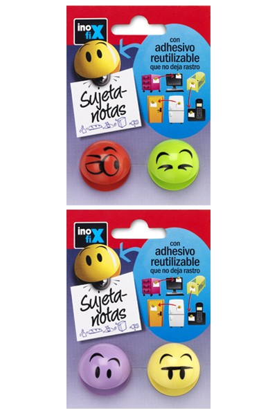 Sujetapapeles caras / surtido